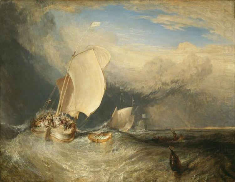 Fishing Boats with Hucksters Bargaining for Fish, Joseph Mallord William Turner